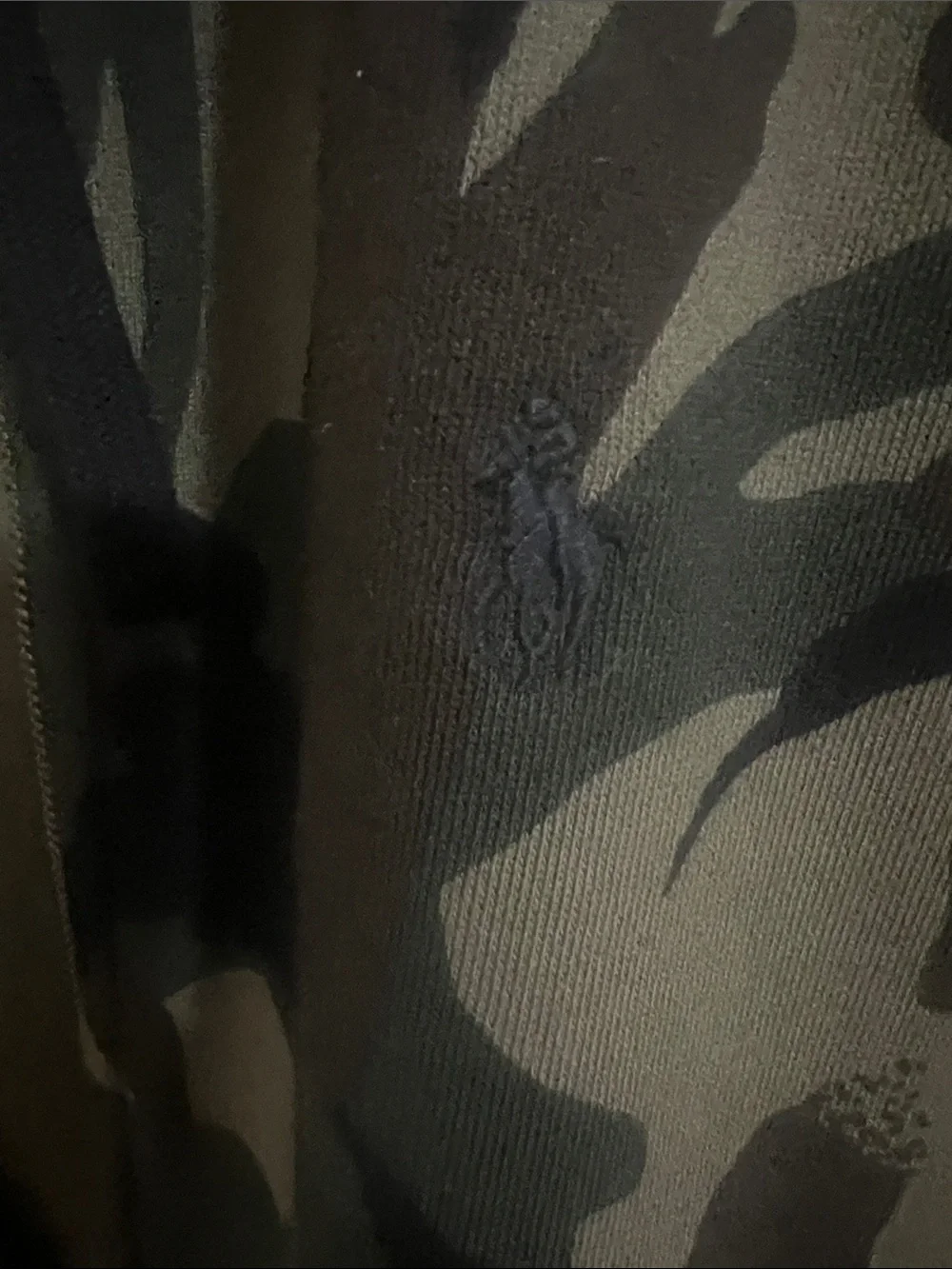 Polo by Ralph Lauren Olive & Black Camo Full Zip Sweatshirt Hoodie